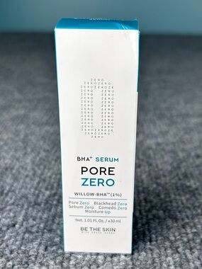 Be The Skin ~ BHA+ Serum Pore Zero ~ Willow BHA 1% SEALED Full sz EXP 2028.